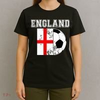 England Flag Soccer Futbol Football T-Shirt thumb 4
