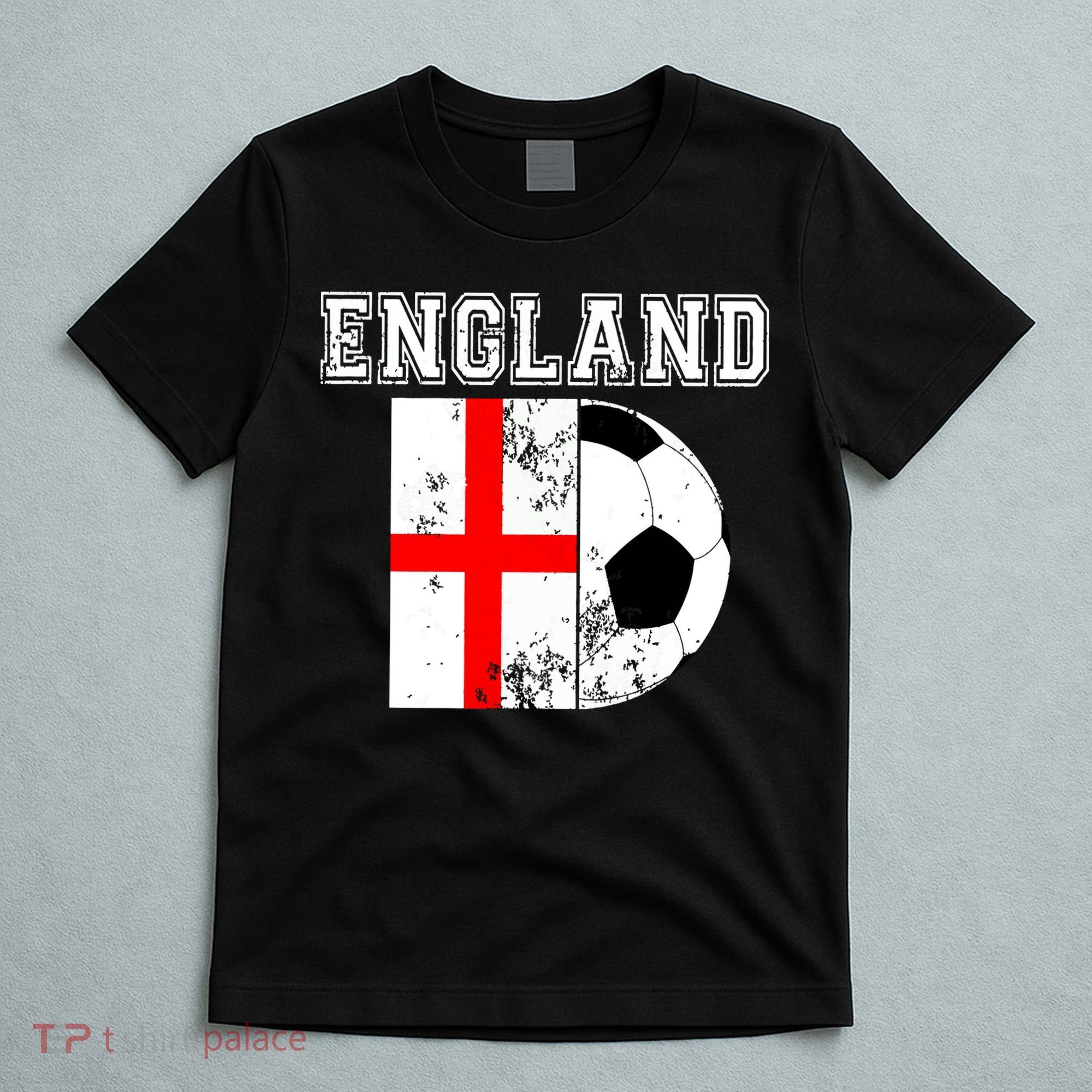 England Flag Soccer Futbol Football T-Shirt