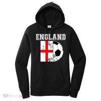 England Flag Soccer Futbol Football Women's Hoodie thumb 0
