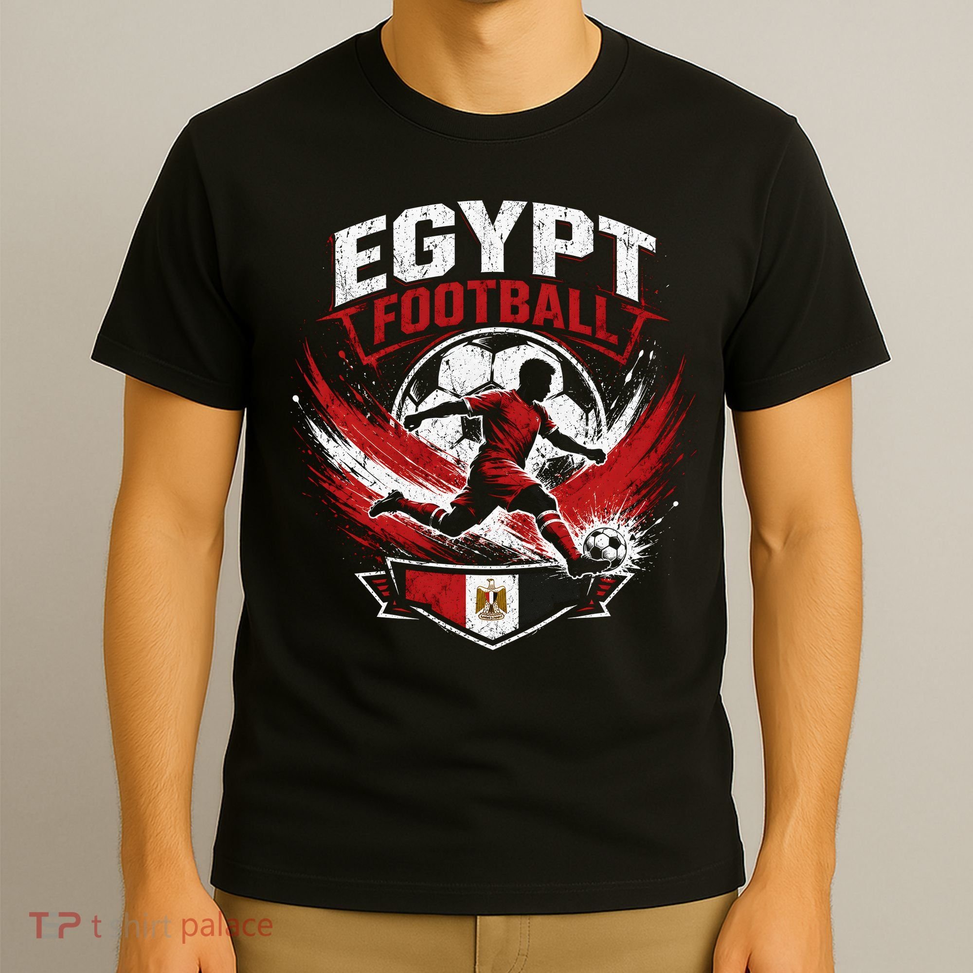 Egypt Football Soccer Player Team Fan T-Shirt