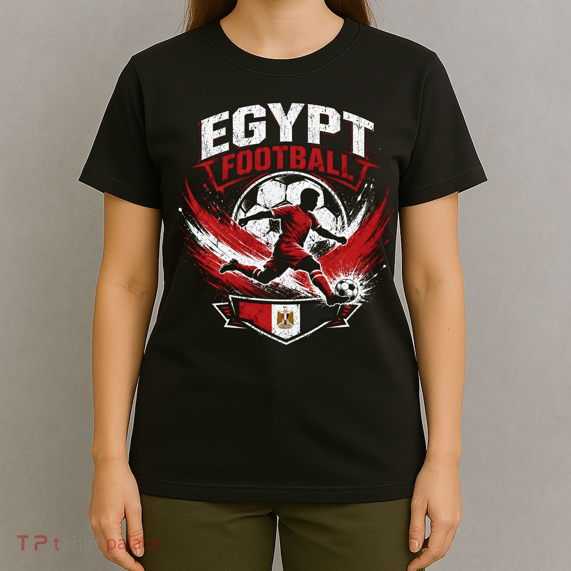 Egypt Football Soccer Player Team Fan T-Shirt