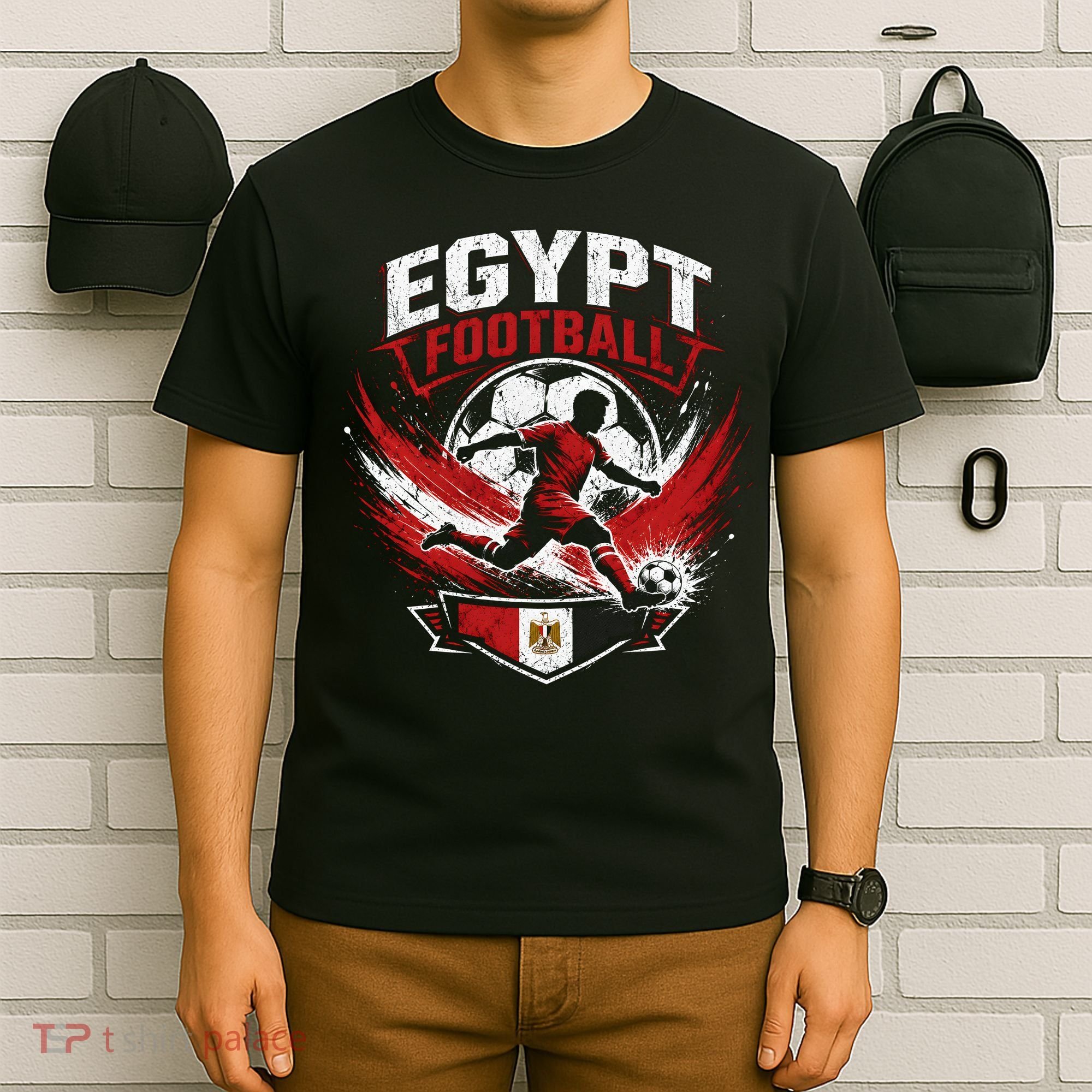 Egypt Football Soccer Player Team Fan T-Shirt