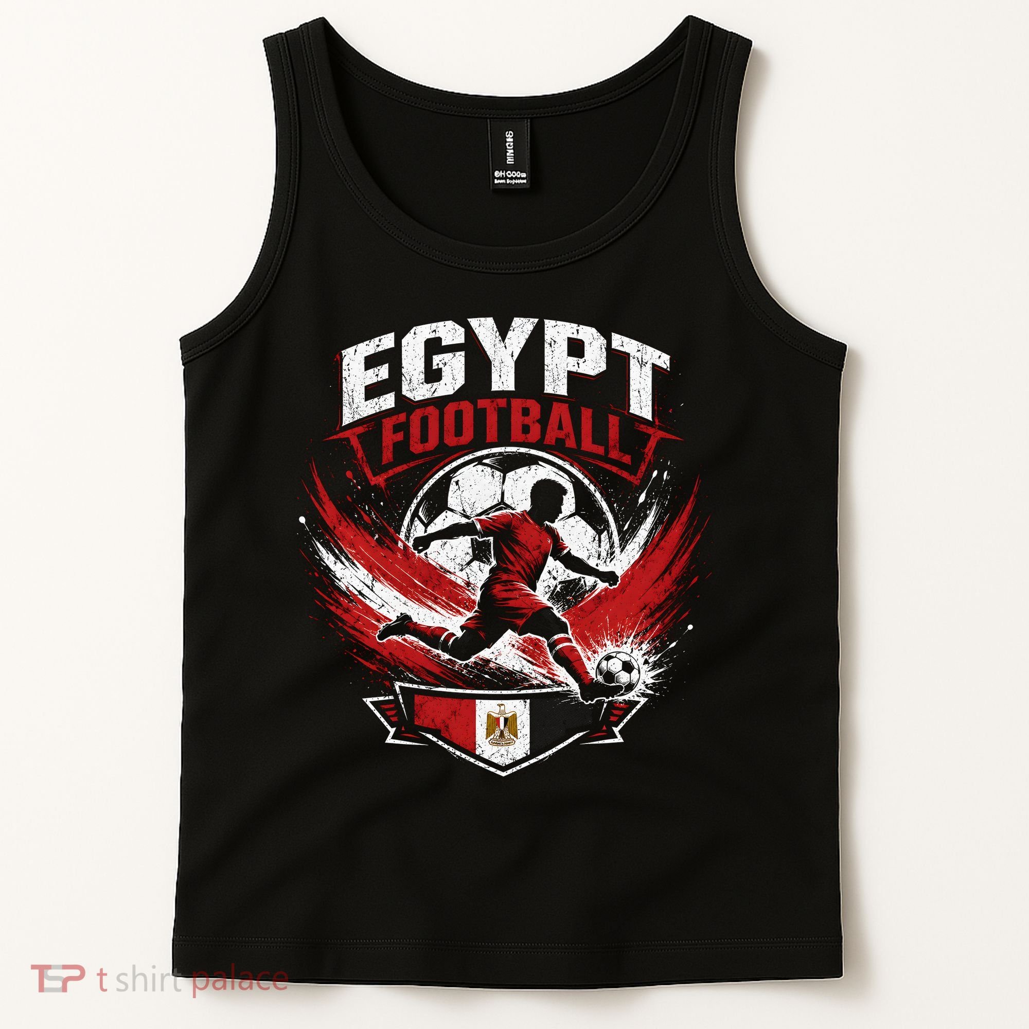 Egypt Football Soccer Player Team Fan Tank Top