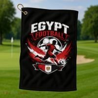 Egypt Football Soccer Player Team Fan Golf Towel thumb 1