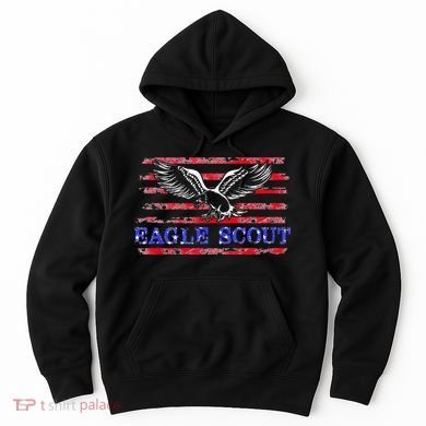Eagle Flag Scout Gift Hoodie