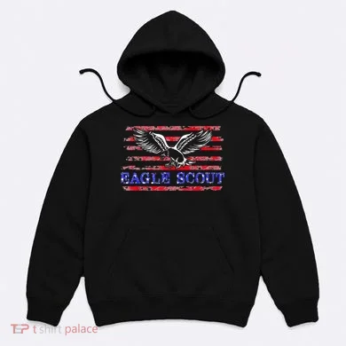 Eagle Flag Scout Gift Hoodie