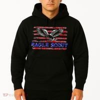 Eagle Flag Scout Gift Hoodie thumb 2
