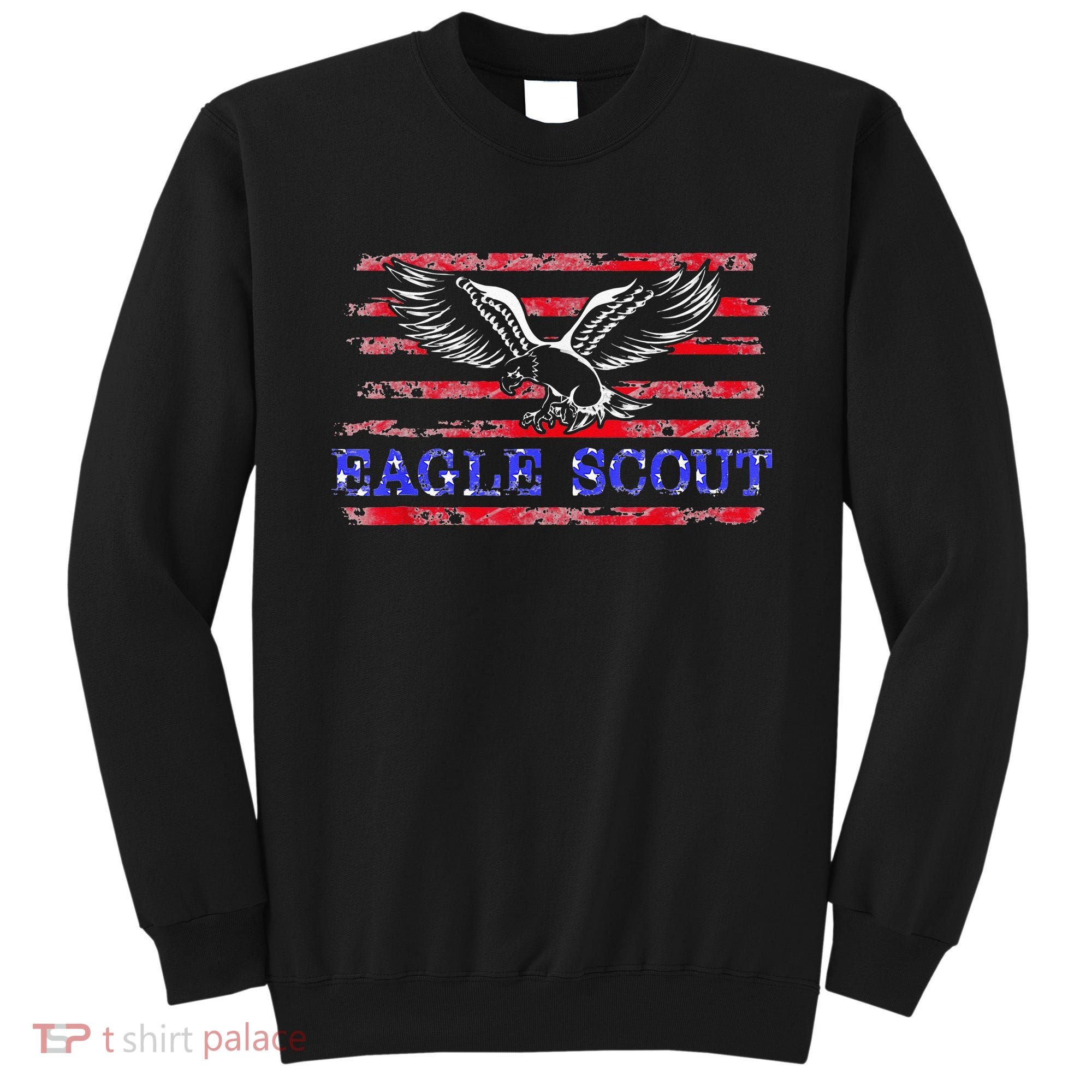 Eagle Flag Scout Gift Sweatshirt