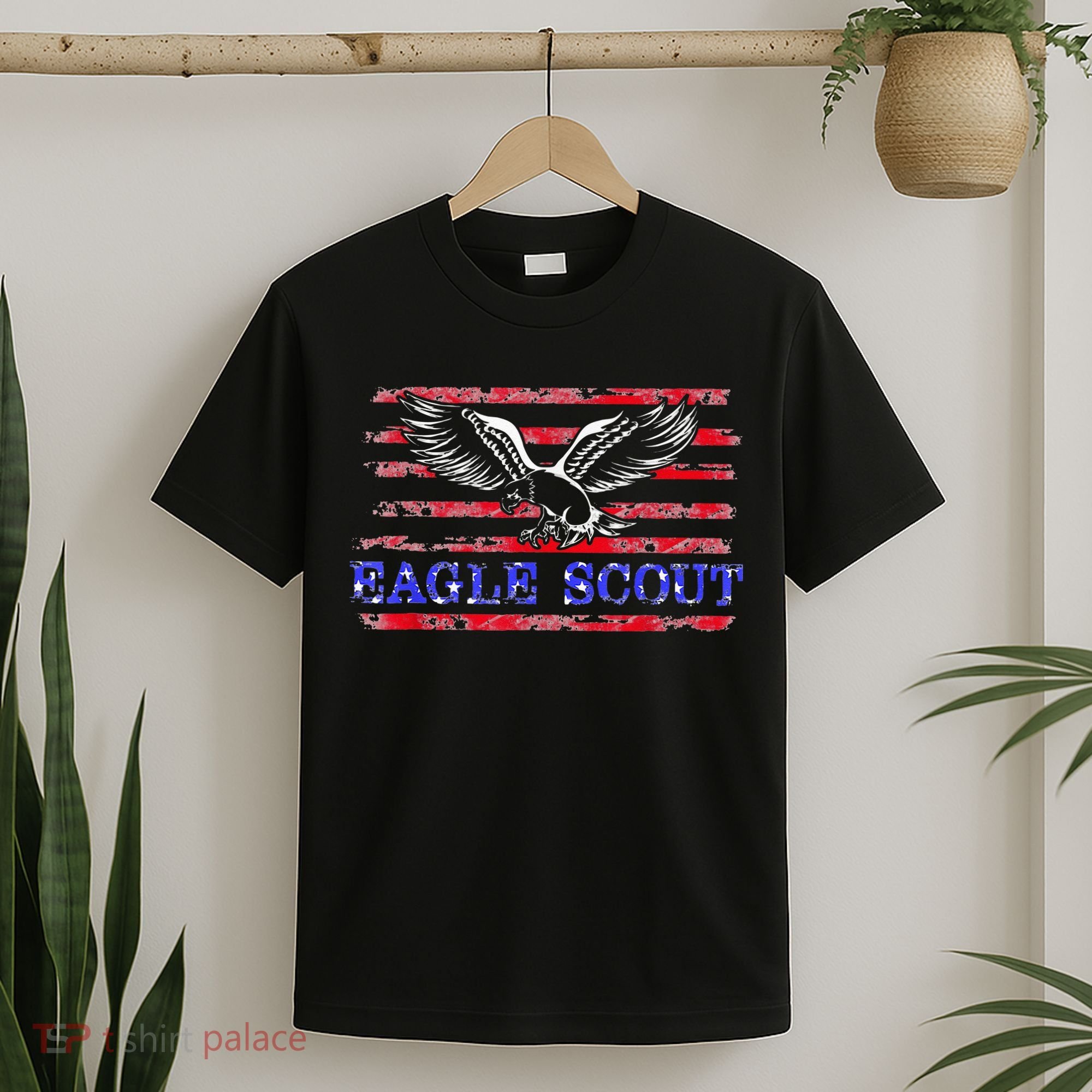 Eagle Flag Scout Gift T-Shirt