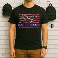 Eagle Flag Scout Gift T-Shirt thumb 6