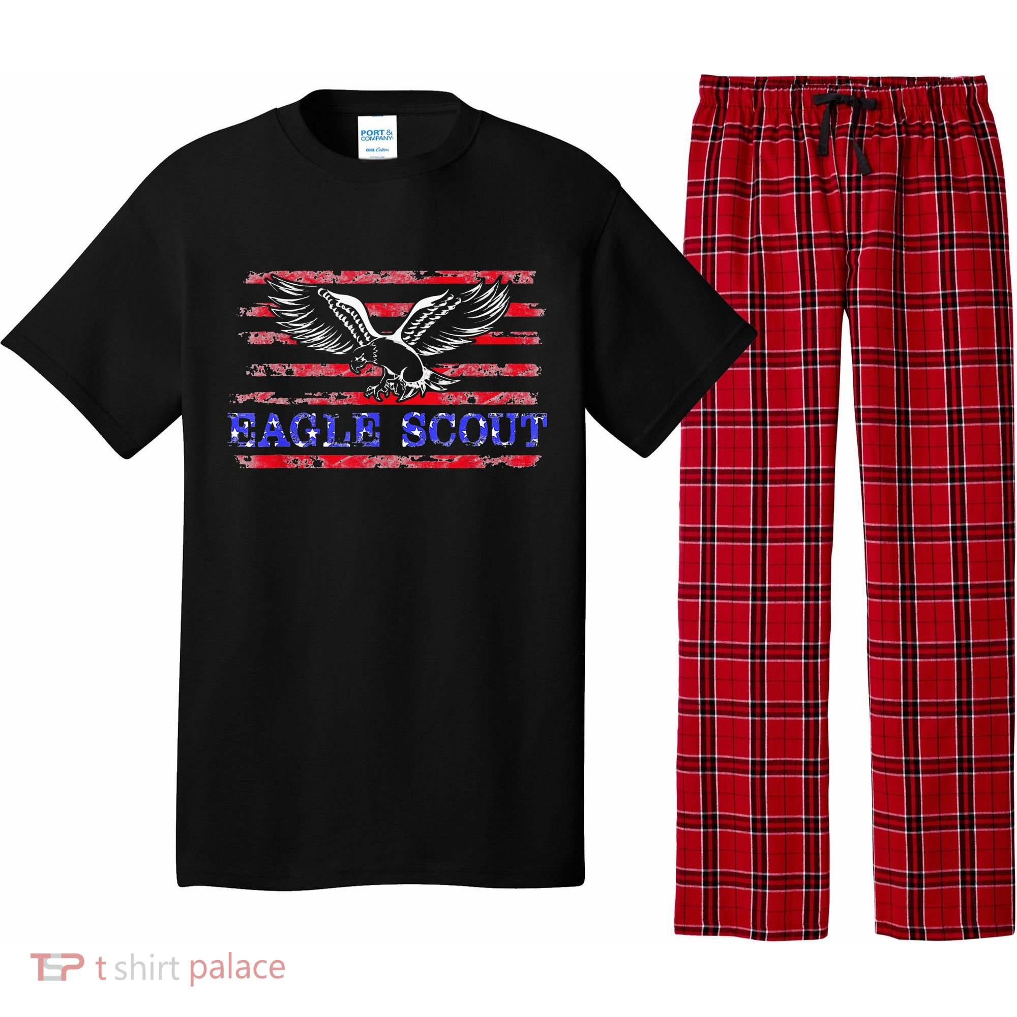Eagle Flag Scout Gift Pajama Set