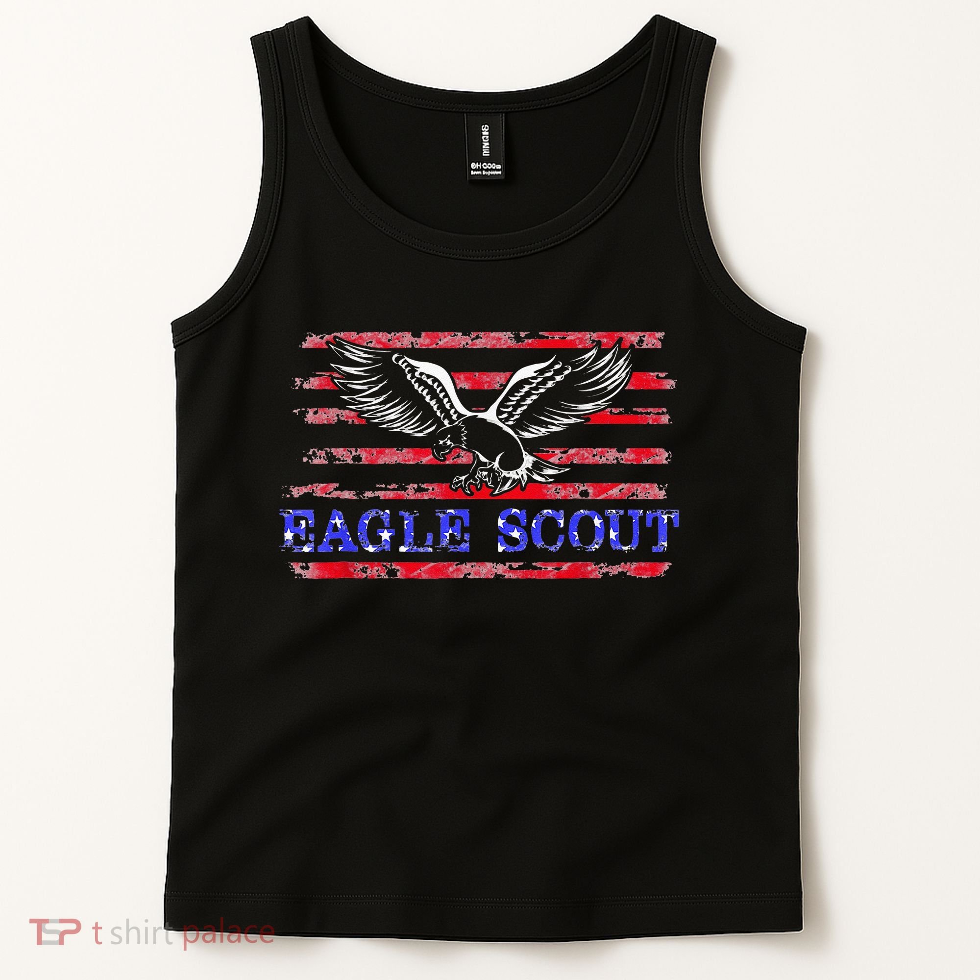 Eagle Flag Scout Gift Tank Top