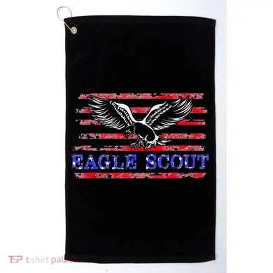 Eagle Flag Scout Gift Golf Towel