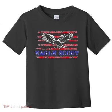 Eagle Flag Scout Gift Toddler T-Shirt