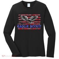 Eagle Flag Scout Gift Women's Long Sleeve Shirt thumb 0