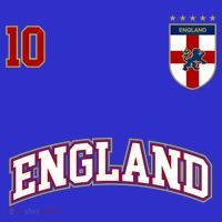 England Football Team Cute Gift Number 10 English Flag Soccer T-Shirt thumb 7