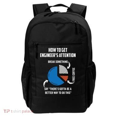 Engineer Funny Tee For Electrical Mechanical Civil Computer Backpack
