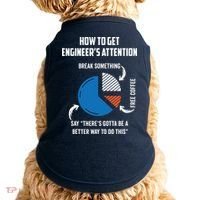Engineer Funny Tee For Electrical Mechanical Civil Computer Doggie Tank thumb 0