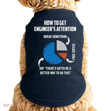 Engineer Funny Tee For Electrical Mechanical Civil Computer Doggie Tank