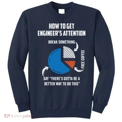Engineer Funny Tee For Electrical Mechanical Civil Computer Sweatshirt