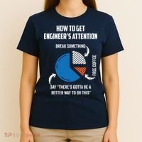 Engineer Funny Tee For Electrical Mechanical Civil Computer T-Shirt thumb 4