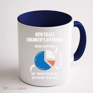 Engineer Funny Tee For Electrical Mechanical Civil Computer Coffee Mug back