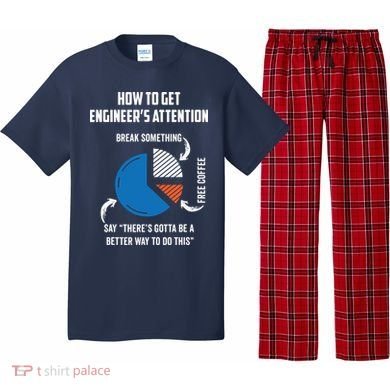 Engineer Funny Tee For Electrical Mechanical Civil Computer Pajama Set