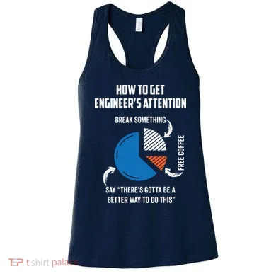 Engineer Funny Tee For Electrical Mechanical Civil Computer Women's Tank Top