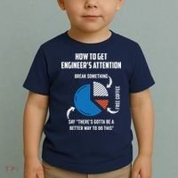 Engineer Funny Tee For Electrical Mechanical Civil Computer Toddler T-Shirt thumb 2