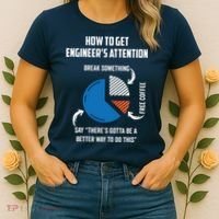 Engineer Funny Tee For Electrical Mechanical Civil Computer Women's T-Shirt thumb 2
