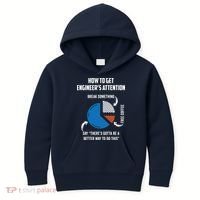 Engineer Funny Tee For Electrical Mechanical Civil Computer Kids Hoodie thumb 0