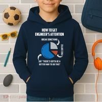 Engineer Funny Tee For Electrical Mechanical Civil Computer Kids Hoodie thumb 2