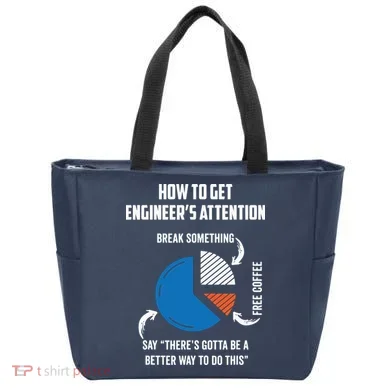 Engineer Funny Tee For Electrical Mechanical Civil Computer Tote Bag