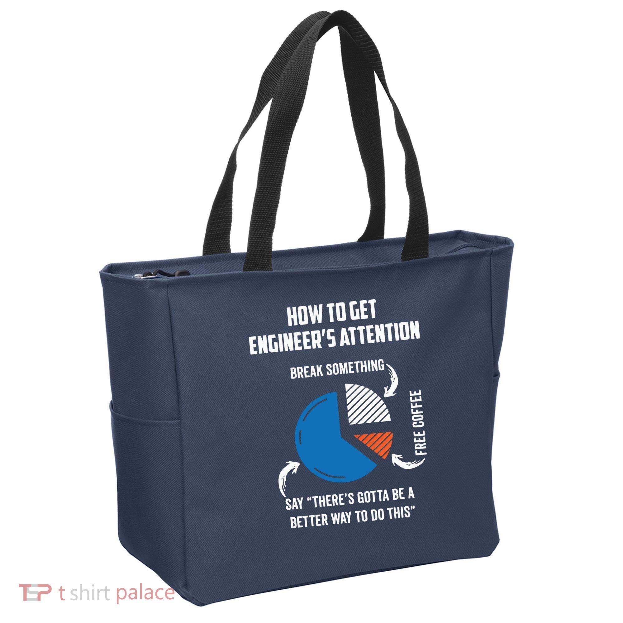 Engineer Funny Tee For Electrical Mechanical Civil Computer Bag