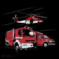 Ems Fire Truck Ambulance Rescue Helicopter Gift Cool Gift Coffee Mug thumb 5