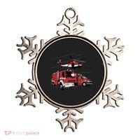 Ems Fire Truck Ambulance Rescue Helicopter Gift Cool Gift Ornament thumb 0