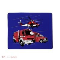 Ems Fire Truck Ambulance Rescue Helicopter Gift Cool Gift Mousepad thumb 0