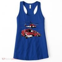 Ems Fire Truck Ambulance Rescue Helicopter Gift Cool Gift Women's Tank Top thumb 0