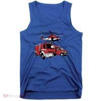 Ems Fire Truck Ambulance Rescue Helicopter Gift Cool Gift Tank Top thumb 0