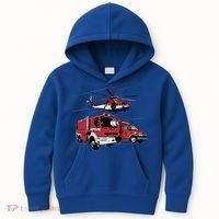 Ems Fire Truck Ambulance Rescue Helicopter Gift Cool Gift Kids Hoodie thumb 0