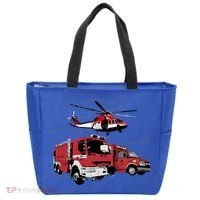 Ems Fire Truck Ambulance Rescue Helicopter Gift Cool Gift Tote Bag thumb 0