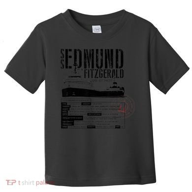 Edmund Fitzgerald US vintage Gitche Gumee Toddler T-Shirt