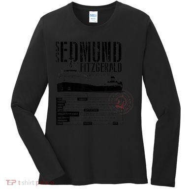 Edmund Fitzgerald US vintage Gitche Gumee Women's Long Sleeve Shirt