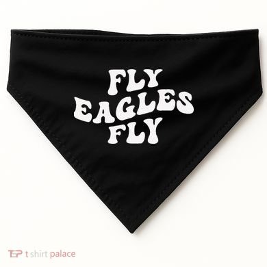 Eagles Fly Vintage Eagles Flying Bird Inspirational USA-Made Doggie Bandana