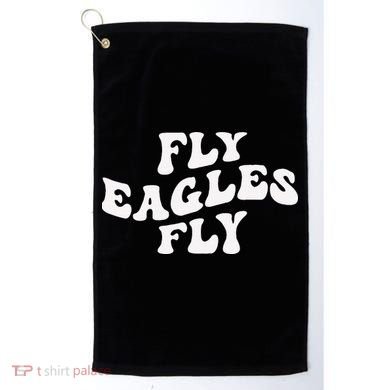 Eagles Fly Vintage Eagles Flying Bird Inspirational Golf Towel