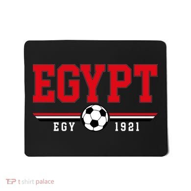 Egypt Futbol World Soccer Team Crest Mousepad