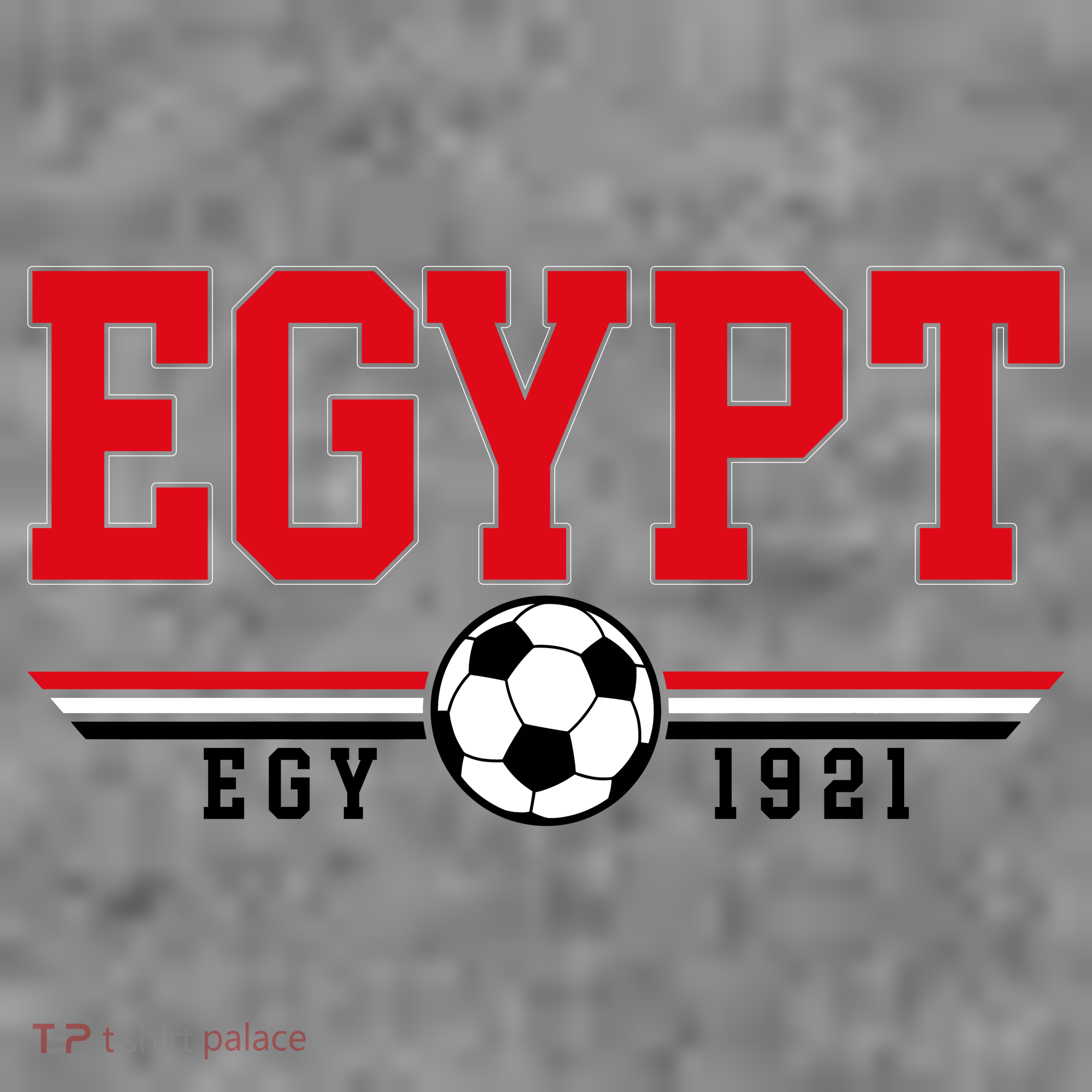 Egypt Futbol World Soccer Team Crest Long Sleeve Shirt