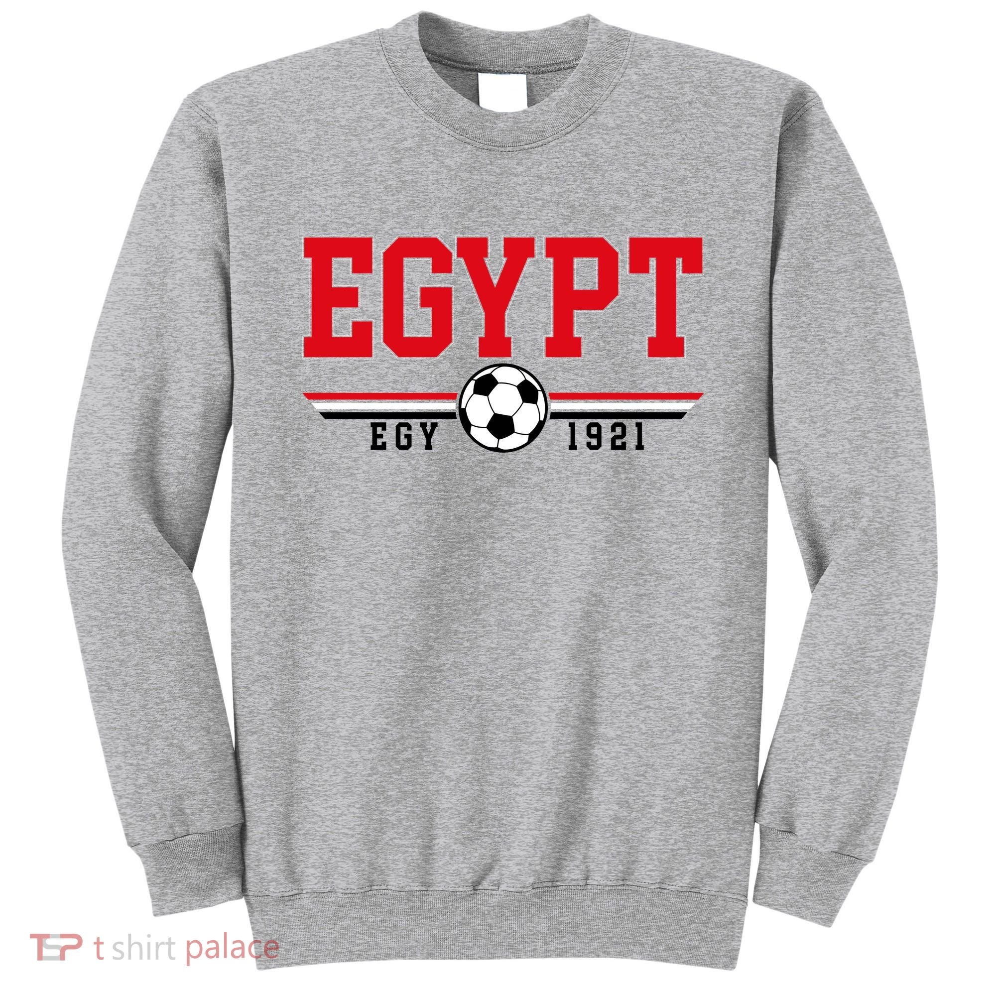 Egypt Futbol World Soccer Team Crest Sweatshirt