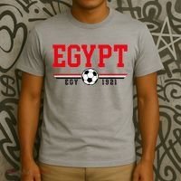 Egypt Futbol World Soccer Team Crest T-Shirt thumb 3