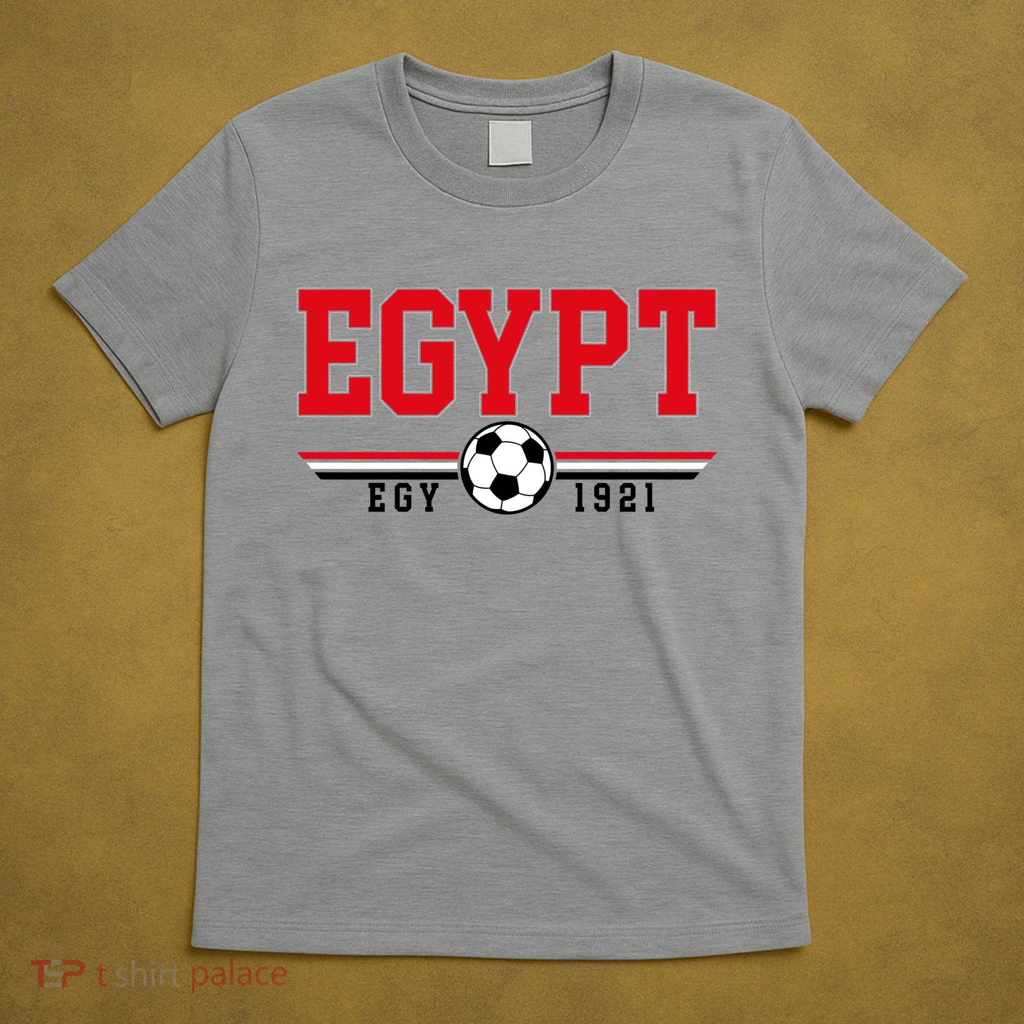 Egypt Futbol World Soccer Team Crest T-Shirt